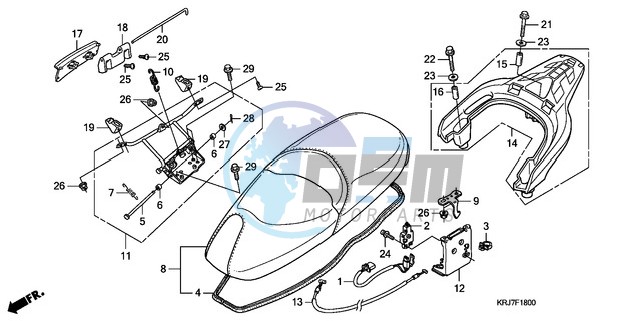 SEAT/REAR CARRIER