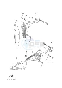 YFM700R YFM70RSXJ RAPTOR 700R (2LSH) drawing HEADLIGHT