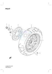 UH200G BURGMAN EU drawing REAR WHEEL