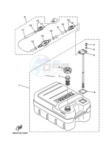 F25GMH drawing FUEL-TANK-2