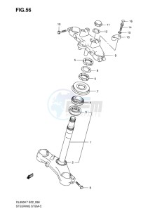 DL650 ABS V-STROM EU-UK drawing STEERING STEM