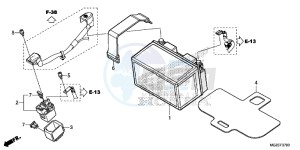 CB500FAF CB500F UK - (E) drawing BATTERY