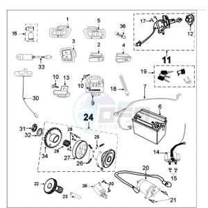 TWEET 125 N drawing ELECTRIC PART