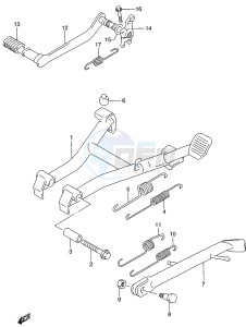 GS500 (P19) drawing STAND