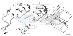 CB600FD Hornet 3ED drawing BATTERY