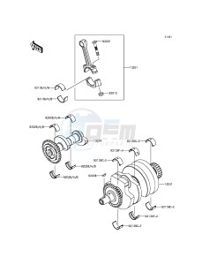 NINJA_300_ABS EX300BDF XX (EU ME A(FRICA) drawing Crankshaft