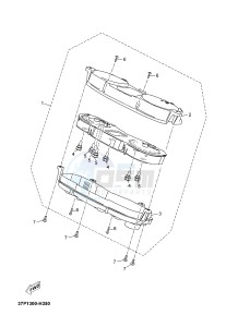 YP125RA (ABS) X-MAX125 ABS X-MAX125 ABS (2ABE) drawing METER