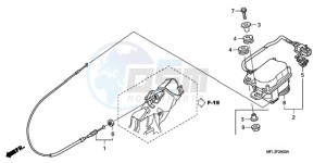 CBR1000RR9 Korea - (KO / MME) drawing SERVO MOTOR