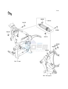 VN 2000 F [VULCAN 2000 CLASSIC LT] (6F-7F) F7F drawing SUSPENSION_SHOCK ABSORBER