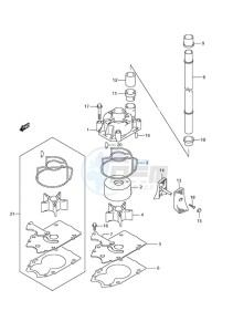 DF 250 drawing Water Pump (DF 250S)