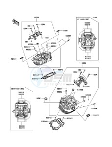 VN1700_VOYAGER_CUSTOM_ABS VN1700KDF GB XX (EU ME A(FRICA) drawing Cylinder Head