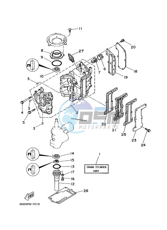 CYLINDER--CRANKCASE