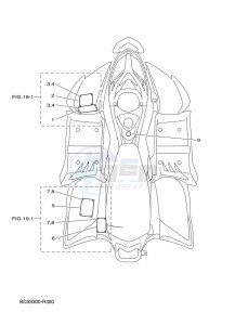 YFM90R (BD3C) drawing EMBLEM & LABEL 1