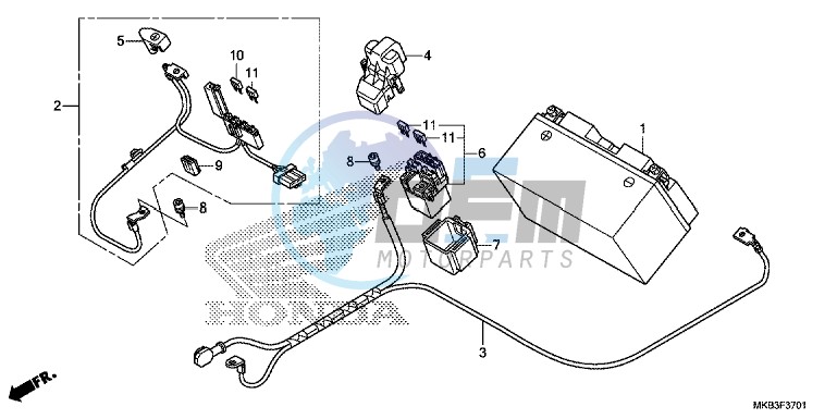 BATTERY (CBR1000RA/ SA)