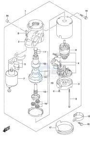 DF 140A drawing Starting Motor