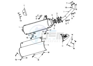 ELYSTAR - 150 cc drawing EXHAUST