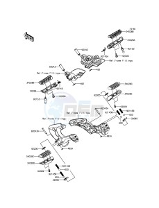 1400GTR ABS ZG1400EFF FR GB XX (EU ME A(FRICA) drawing Footrests