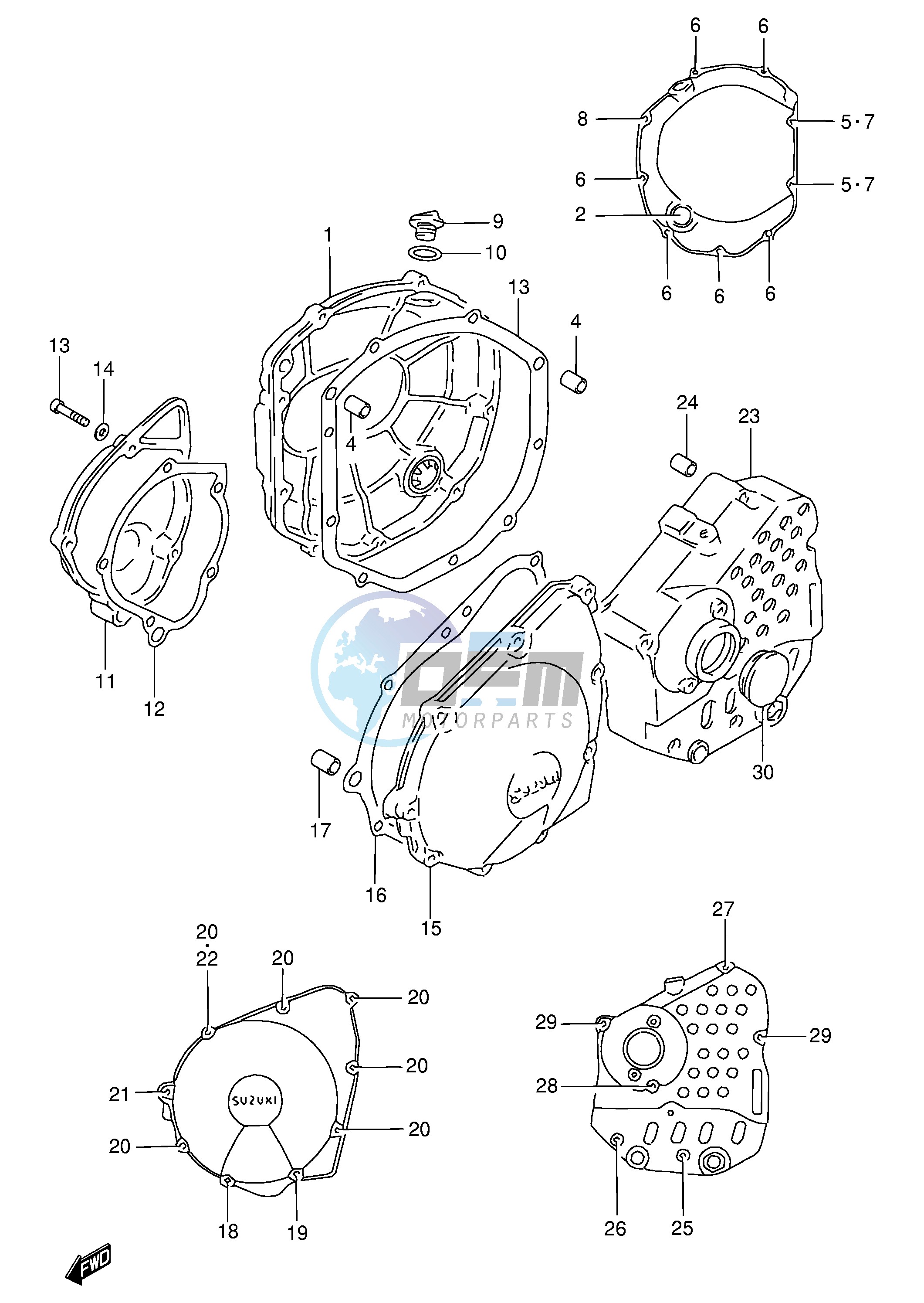 CRANKCASE COVER