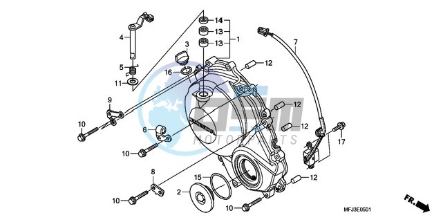 RIGHT CRANKCASE COVER (CBR600RR9,A/RA9,A)