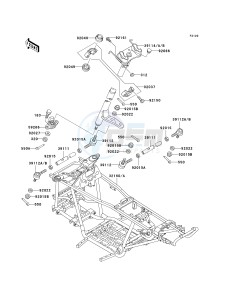 KVF 400 C [PRAIRIE 400 4X4] (C1-C4) [PRAIRIE 400 4X4] drawing FRAME