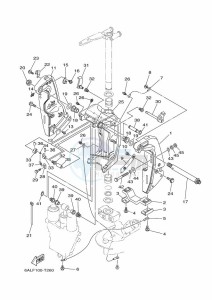 FL250HET drawing FRONT-FAIRING-BRACKET