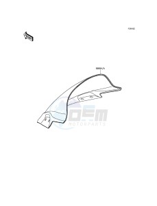 NINJA 300 ABS EX300BGF XX (EU ME A(FRICA) drawing Accessory(Windshield)