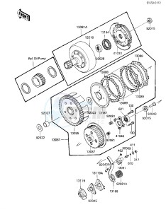 KLF 185 A [BAYOU 185] (A2-A4) [BAYOU 185] drawing CLUTCH