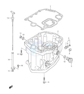 DF 90 drawing Oil Pan