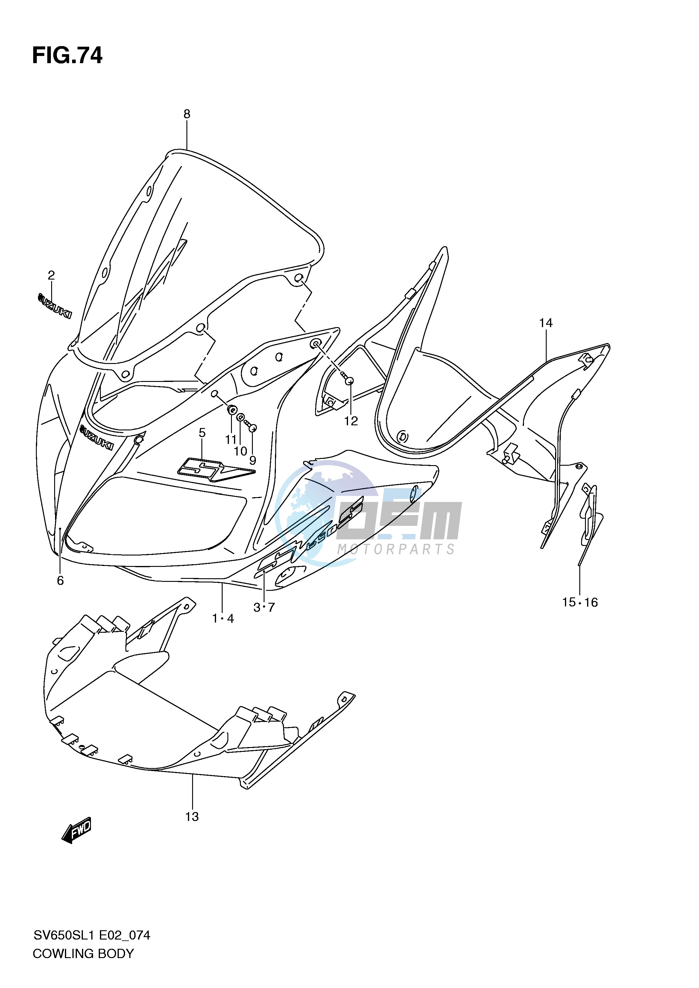 COWLING BODY