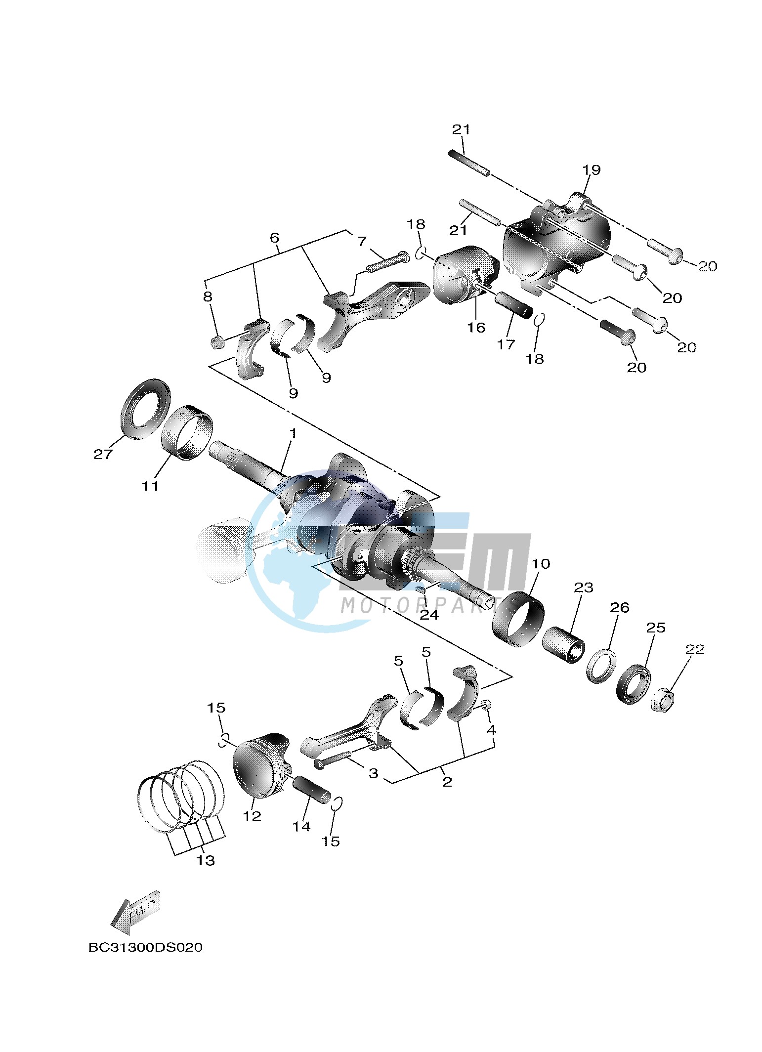 CRANKSHAFT & PISTON