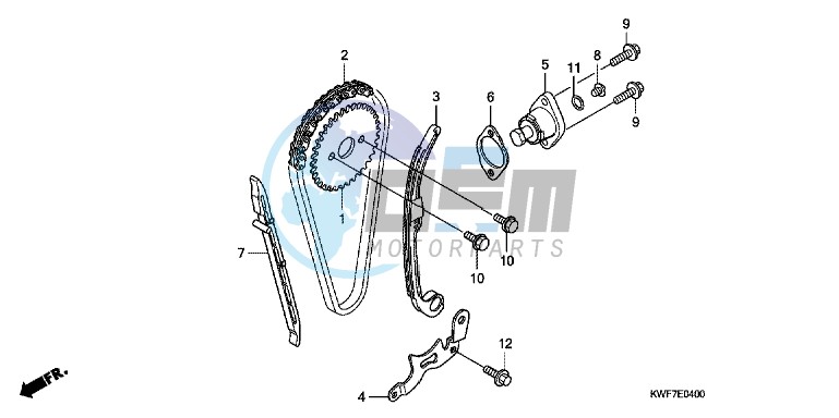 CAM CHAIN/TENSIONER