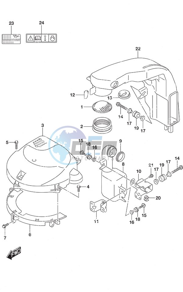 Silencer/Ring Gear Cover