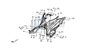 JOYMAX 300I drawing FOOTREST