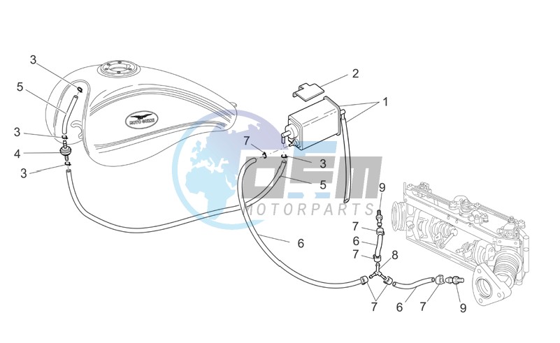 Fuel vapour recover system