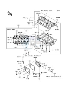 JET SKI STX-15F JT1500-A2 FR drawing Crankcase