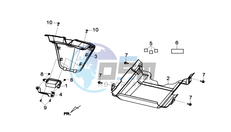 REAR FENDER / INNER SHIELD