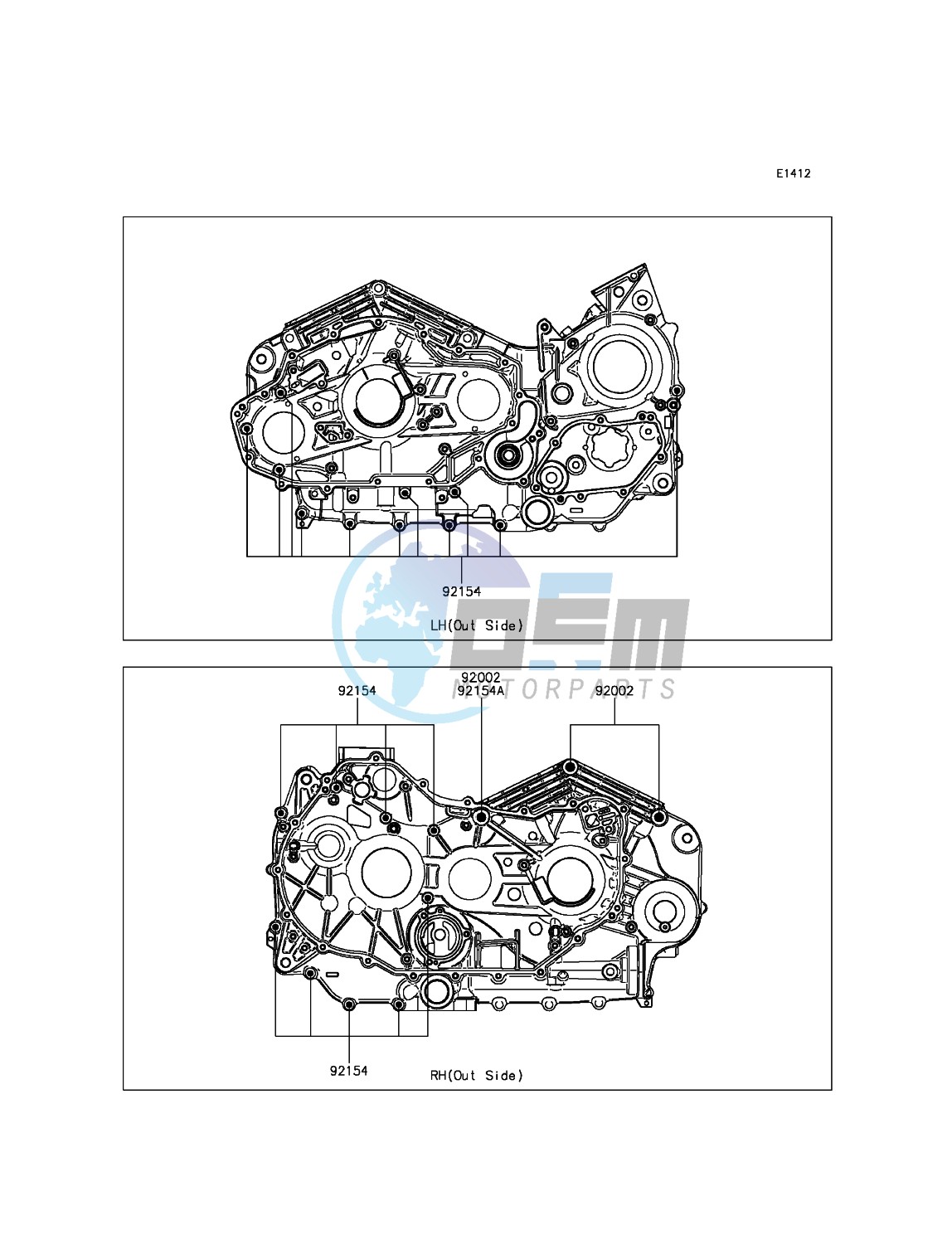 Crankcase Bolt Pattern