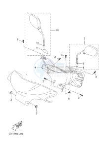 YN50 OVETTO (2APJ 2APJ) drawing COWLING 1