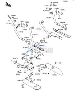 ZL 1000 A [ZL1000 ELIMINATOR] (A1) drawing MUFFLERS