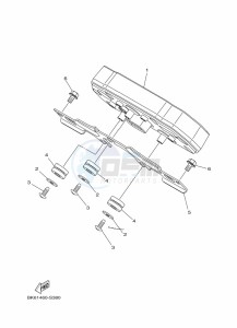 YZF125-A YZF-R125 (BGV2) drawing METER