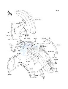 VN 2000 E [VULCAN 2000 CLASSIC] (6F-7F) E7F drawing FENDERS