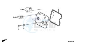 SH300A9 UK - (E / ABS MKH TBX) drawing CYLINDER HEAD COVER