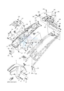 XT1200Z SUPER TENERE ABS (BP81) drawing FENDER