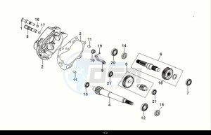 JET4 RX 50 (XE05W3-EU) (E5) (M1) drawing MISSION CASE-DRIVE SHAFT