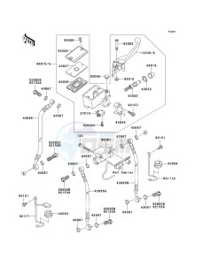 ZR 750 H [ZR-7S] (H1-H5 H5 CAN ONLY) drawing FRONT MASTER CYLINDER