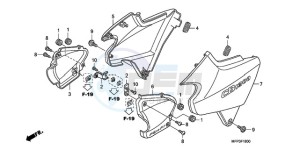 CB13009 BR / MME - (BR / MME) drawing SIDE COVER