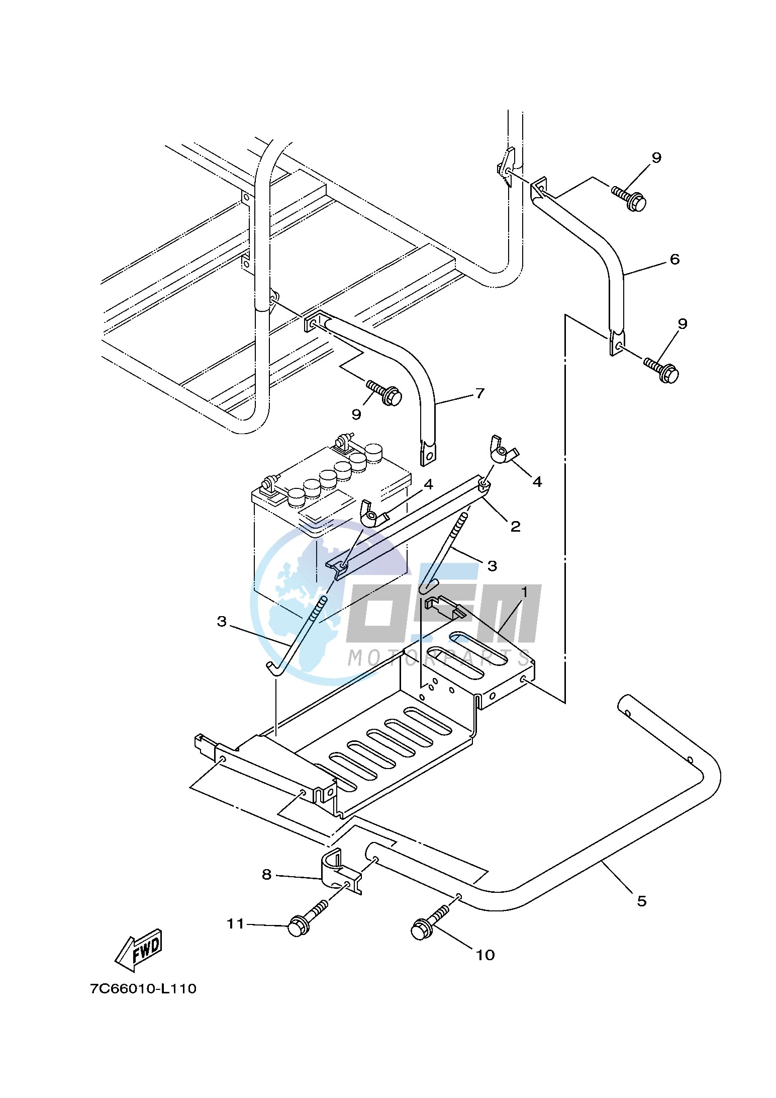 BATTERY TRAY