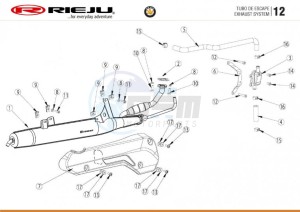 HOBBY-BYE-BIKE-EURO4-BLACK drawing EXHAUST