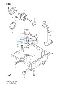 GSR750 EU drawing OIL PAN-OIL PUMP