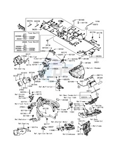 NINJA H2 / NINJA H2 CARBON ZX1000XHFA XX (EU ME A(FRICA) drawing Chassis Electrical Equipment